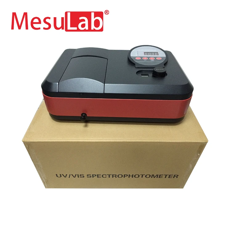 Digital visible range spectrophotometer light spectrometer