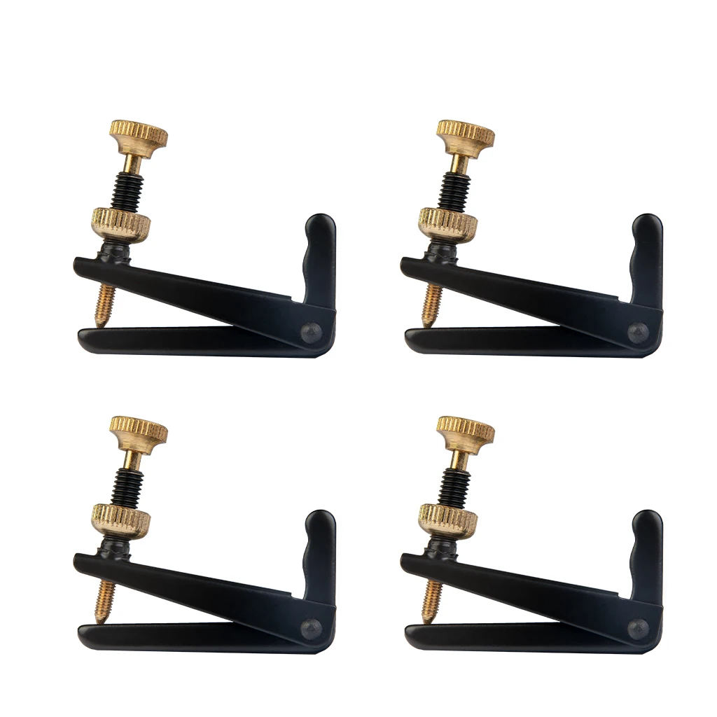 

4pcs/1set High Quality Cello Parts String Adjuster Fine Tuner 3/4-4/4 Black /Golden/Silver Cello Parts Accessories