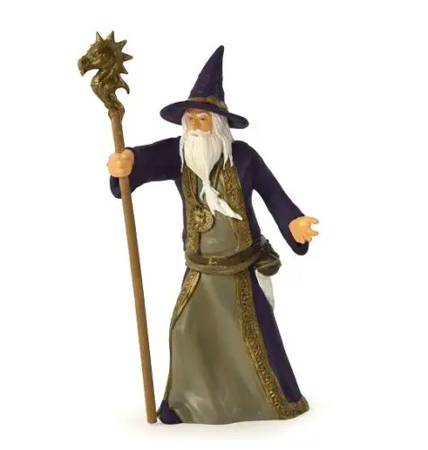 pvc    model    wizard  home decor ornament