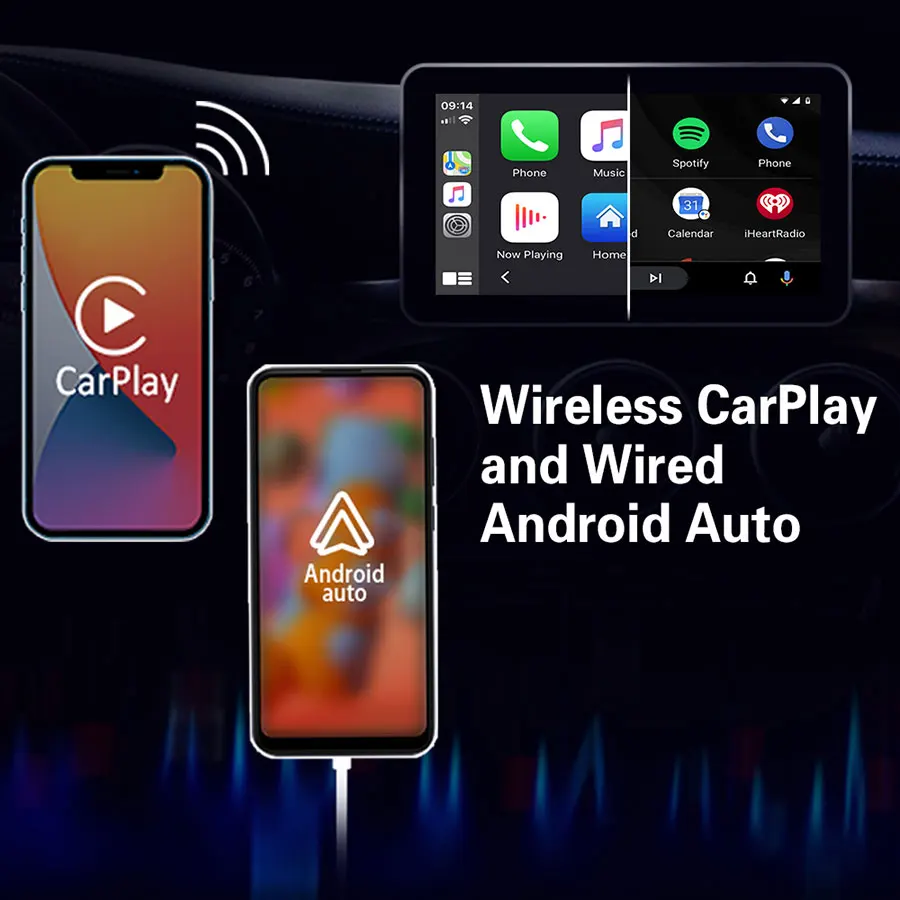 Carplay Ai Box Android Car Multimedia Player New Version 4+32g Mirror Wireless Link For Apple Carplayes Android Automatic Tv Box