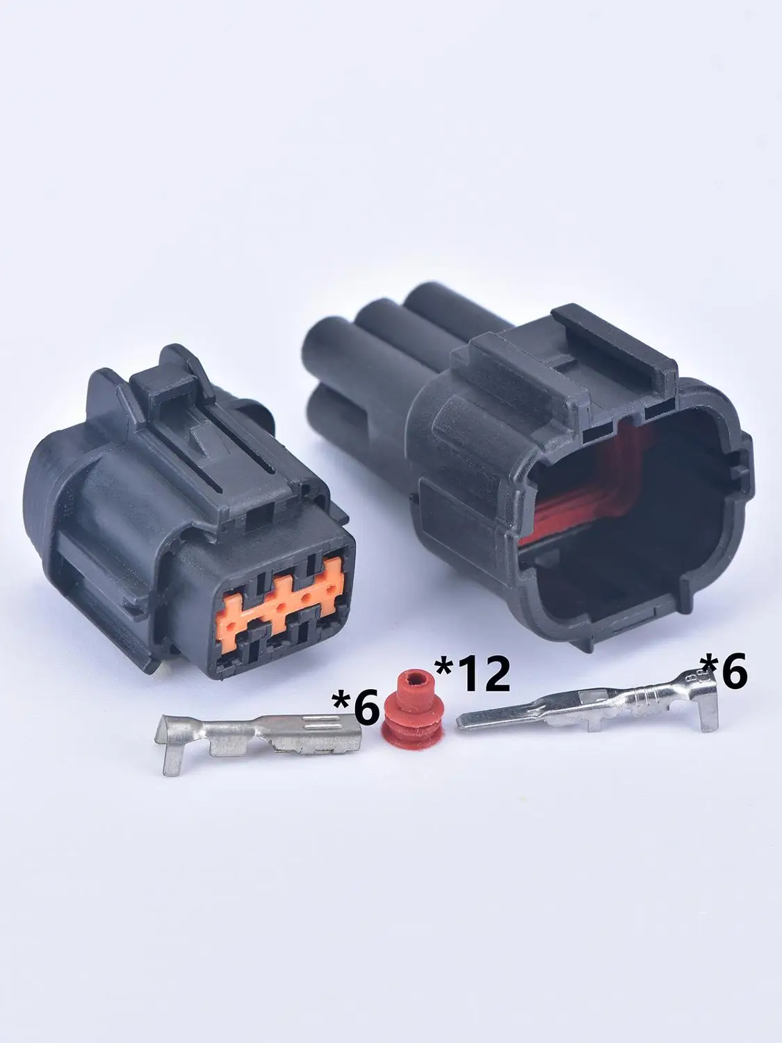 1 zestaw 6 pinów 6185-5175 6188-5539 męskie żeńskie automatyczne wodoodporne złącze lampy tylnej wtyczka reflektora 6185-1173 PB295-03020 — zdjęcie 2