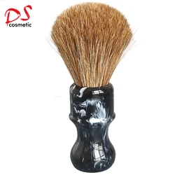 Dscosmetic 24mm brown soft horse hair shaving brush for man wet shaving