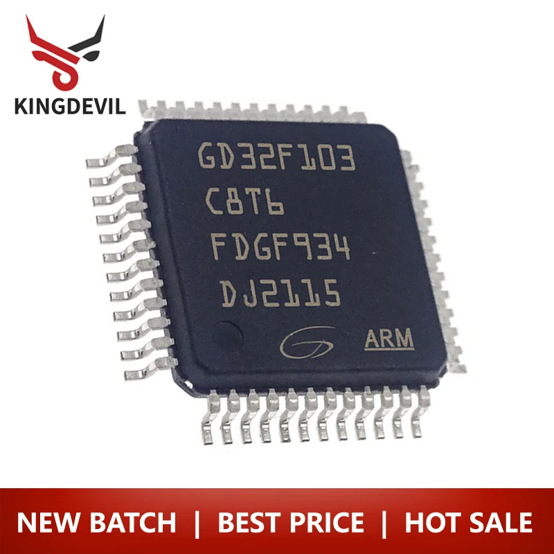 Controlador de sustitución Compatible con STM32F103C8T6, 1 unids/lote, GD32F103CBT6, LQFP48, STM32F103C8T6, STM32F103CBT6