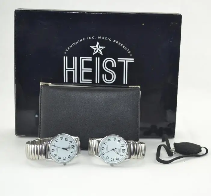 Heist (DVD and Gimmick) Magic Tricks Stage Close Up Magia Watch Wallet Magie Accessories Mentalism Illusion Gimmick Props Magica