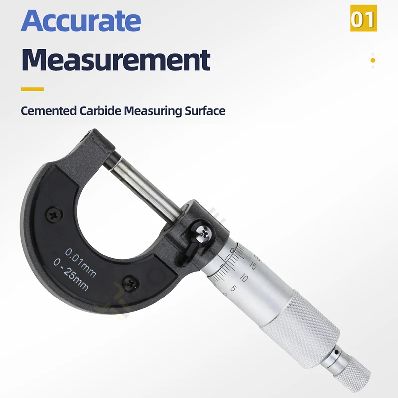 External Micrometer Set – Precision Mechanical Outside Micrometer Gauge Kit for Accurate Machining & Measurement 2