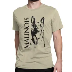 Malinois Dog Belgian Shepherd Mechelaar T Shirt Men's 100% Cotton Novelty T-Shirt O Neck Tee Shirt Short Sleeve Clothing 5XL 6XL