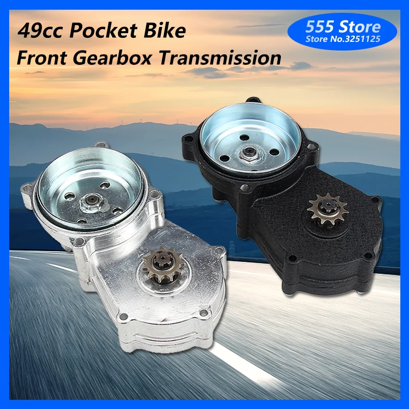 

Free Shipping 49cc Pocket Bike Liya Front Gearbox Transmission Gear Box Mini Moto Atv Quad 2 Stroke Engine Parts Accessories