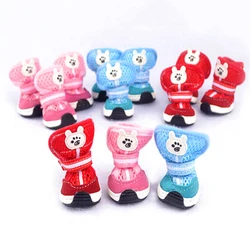Cat Dog Shoes Cozy Cute Breathable Shoes Small Dog FashionPuppy Red Fashion Boots Breathable Shoes Pet Supplies