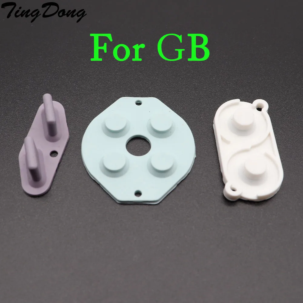 

TingDong Conductive Rubber Pads Keypad Rubber Pads Replacement For Gameboy Classic for GB