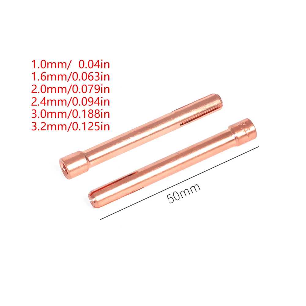 10/20Pcs WP17/18/26 Argon Welding Torch 1.0/1.6/2.0/2.4/3.0/3.2mm Tig Collet Body for Arc Welding Machine Accessories