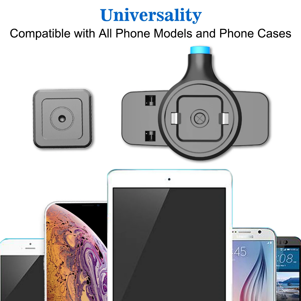 SPORTLINK Universal Belt Clip Phone Holder with Quick Mount for iPhone 13 12 11 X 7 Plus Samsung Galaxy Note 8 S10 Xiaomi Huawei