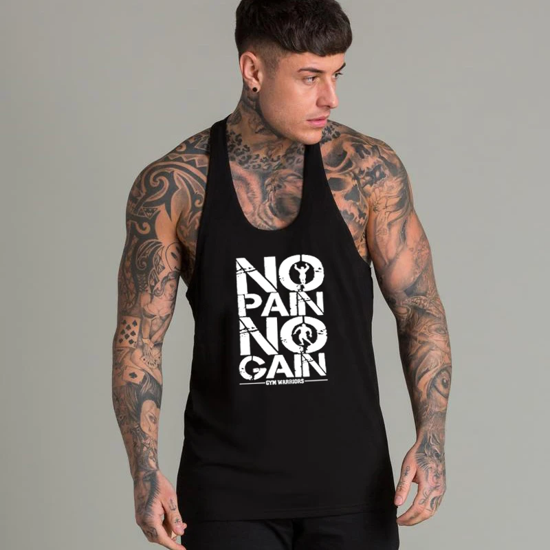 

Fitness Tanktops Mens gyms Stringer Tank Tops Bodybuilding Vest Mens Singlet Sleeveless shirt Brand Sportswear clothing