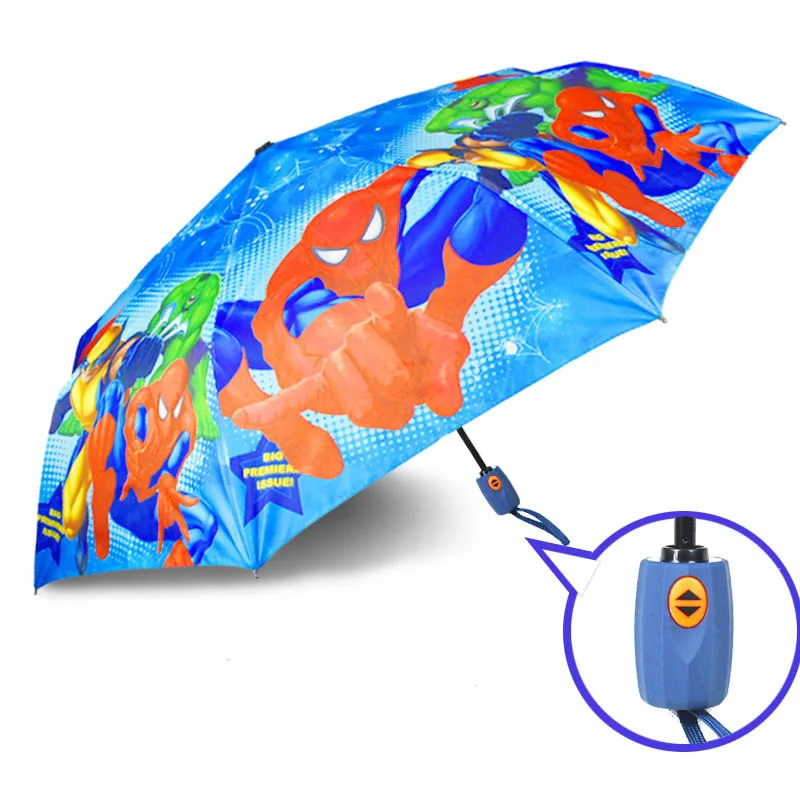 Disney Portable Foldable Umbrella Children Kid Girl Boy Baby Frozen Parasol Windproof Rain Umbrella Easy Opening Folding gift