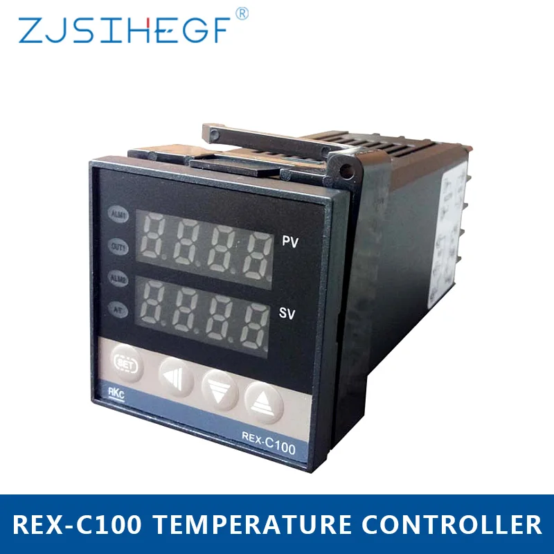 REX-C100 Temperature Controller 110V to 240V Work Voltage 0 to 1300 Degree PID Digital K Type Input SSR Output & Relay output