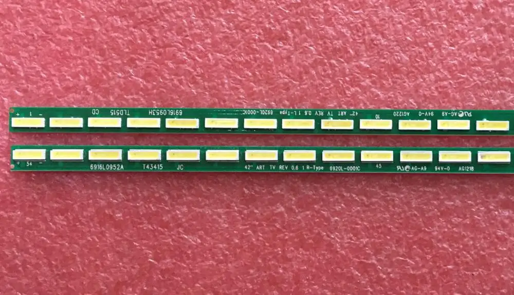 New 5set=10 PCS LED Backlight strip for LG =2LA740 42LA6608 42LA740V 42LA660S 6922L-0072A 6920L-0001C LC420EUH PF P1 F1