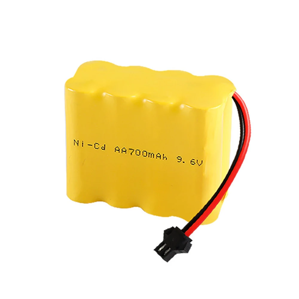 9.6v 700mah Nicd Rechargeable Car Accessories Battery + Cable For rc car Tank Remote Control Electric Toys 9.6 V 700 mah Battery