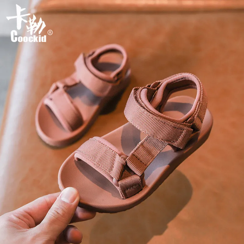 2020 Fashion New Baby Toddler Shoes Simple Open Toe Children Sandals Girls Boys Big Kids Soft Bottom Beach Shoes 1 - 12 Years