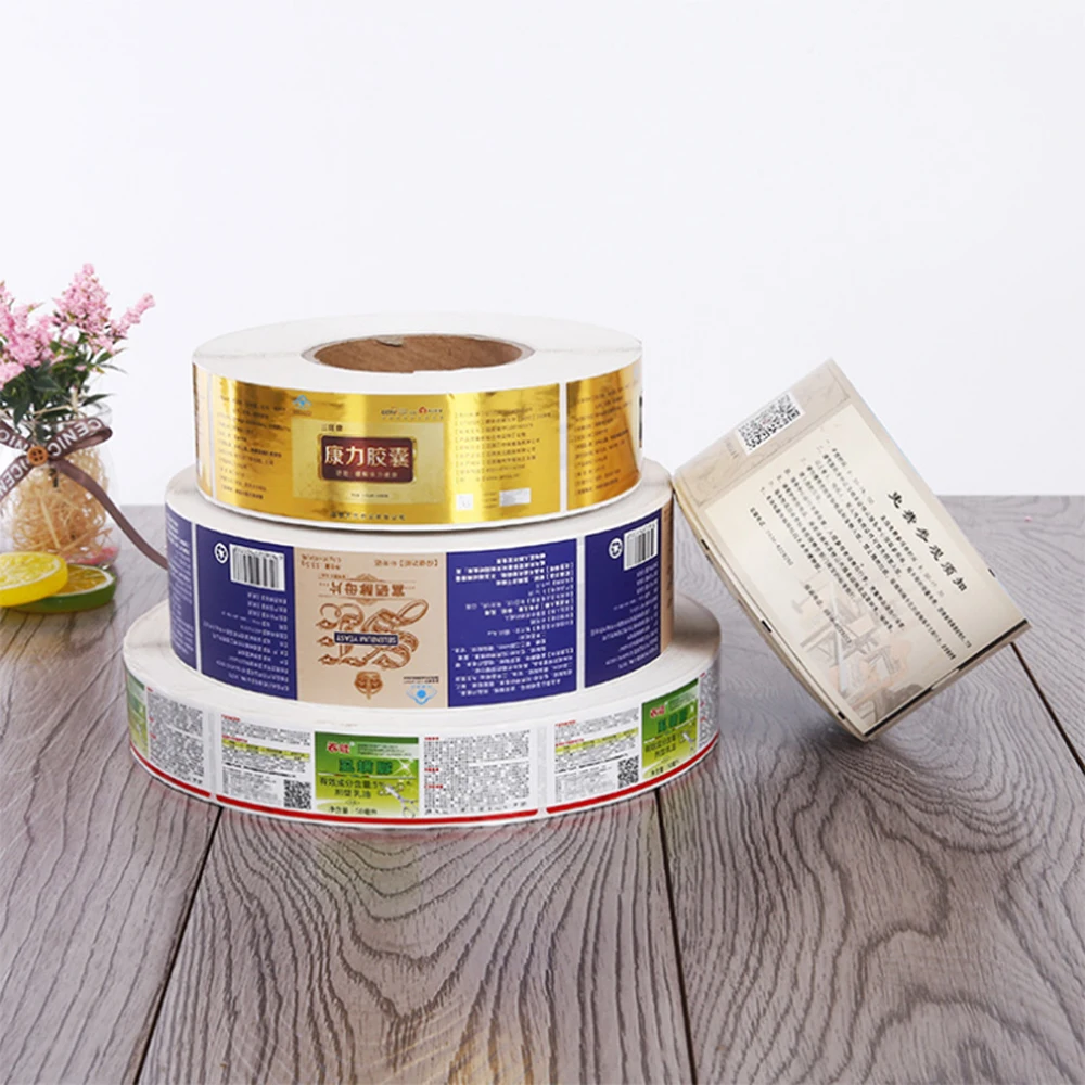 Logo Custom Antifreeze Labels Labeller Using Adhesive Label Roll Jam Jar Bottle Coated Paper Wrapper Stickers