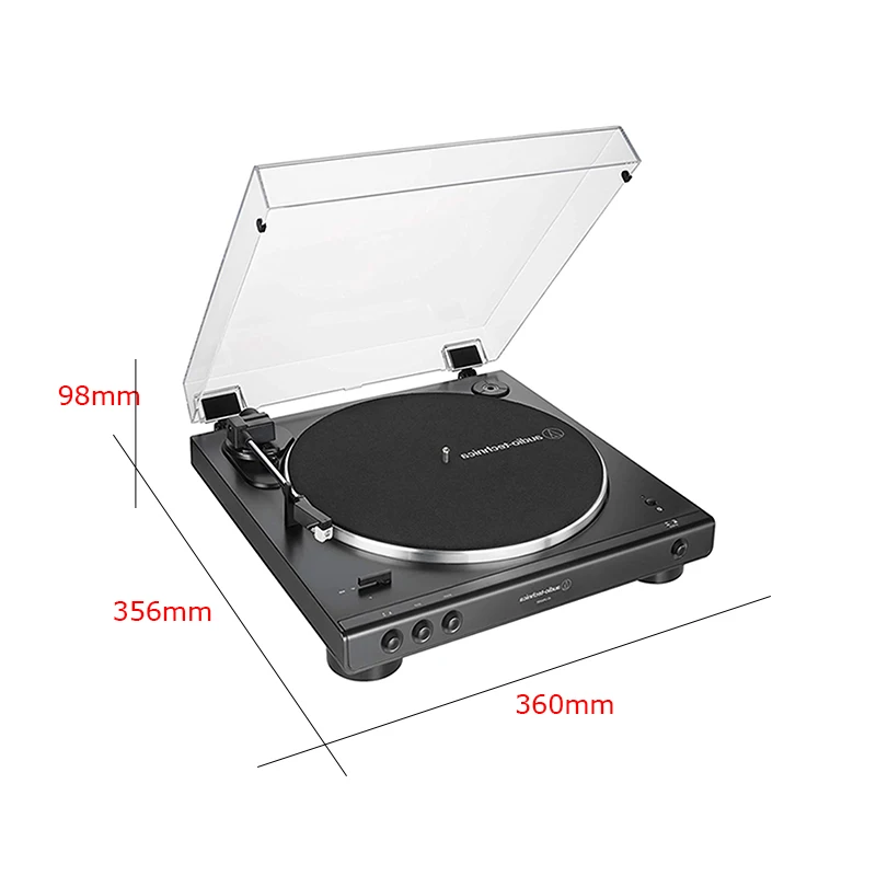 Stylet à cartouche magnétique MM avec platine vinyle LP, lecteur de disque Gramophone rétro 33/45/RPM, plateau tournant en vinyle LP