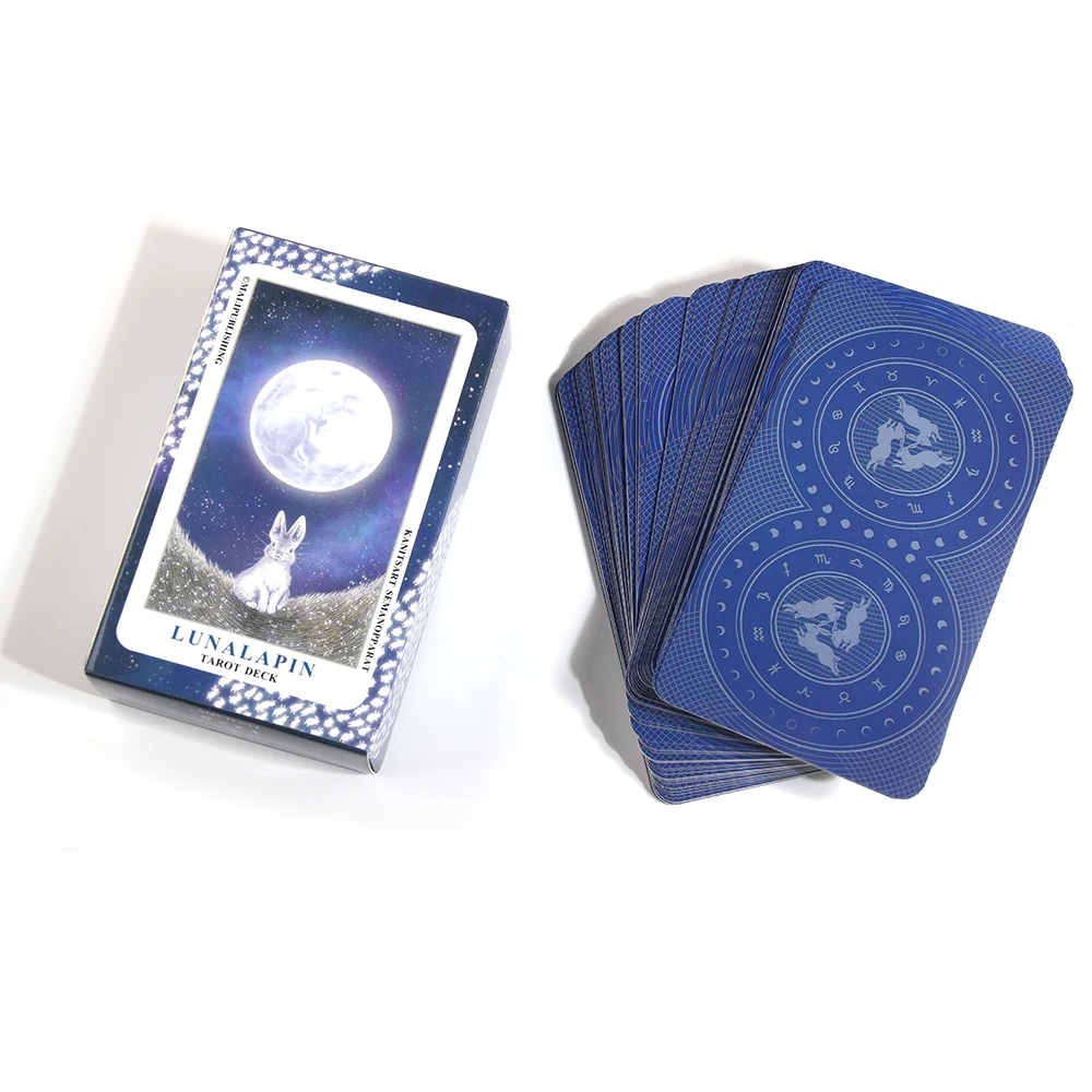 Lunalapin Tarot Deck A 81-Card Deck Guidebook PDF Tarot Cards Witchcraft Religion Divination Tool Beginner Divination Card Game