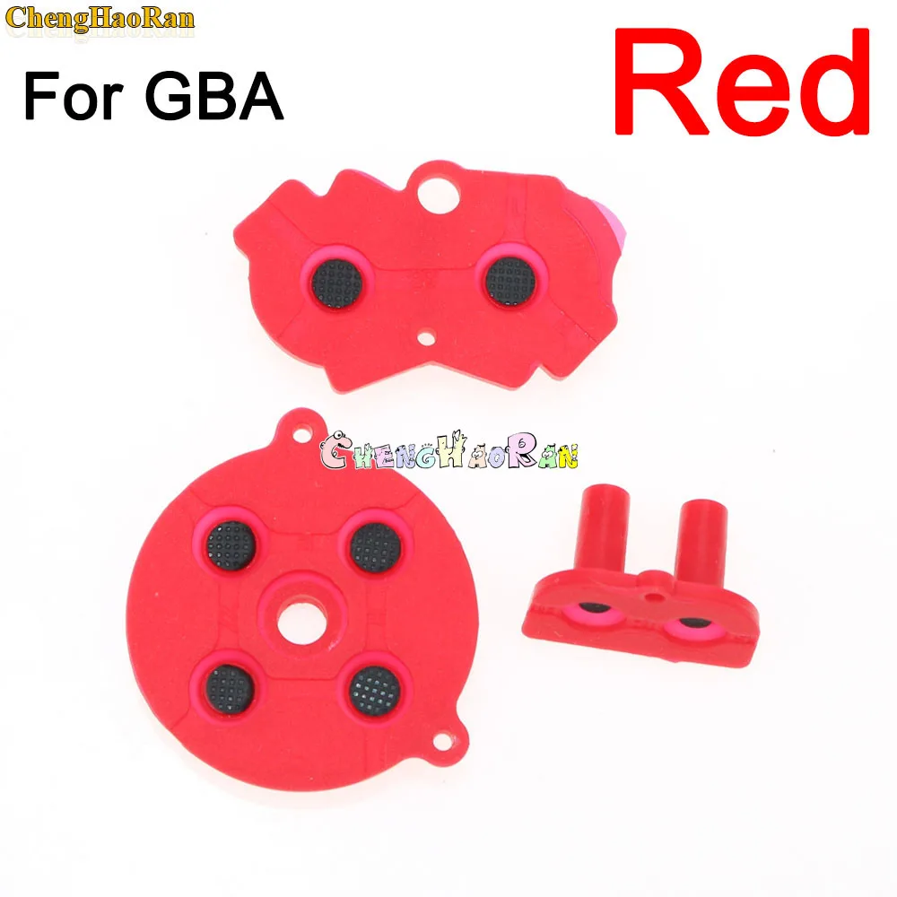 8colors 1set D pad For GBA Colorful Rubber Conductive Buttons A-B D-pad for GameBoy Advance Silicone Start Select Keypad Dpad