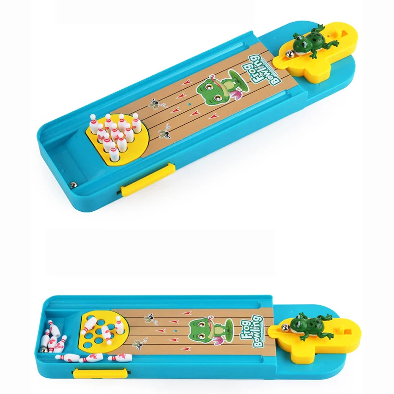 Mini Desktop Bowling Game Toy Funny Indoor Parent-Child Interactive Table Sports Game Toy Bowling Educational Gift For Kids