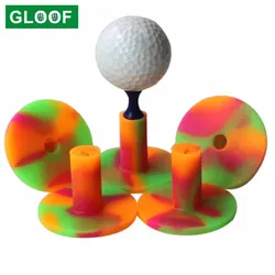 1Pcs Magliette Sport Palla Da Golf In Gomma Magliette Del Supporto Durevole Golf Zerbino Formazione Pratica Accessori