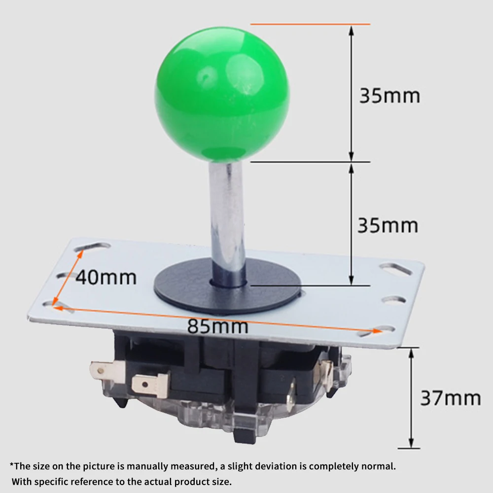 Arcade stick,Arcade joystick with lb-35 ball head 4/8way gear joystick game console arcade cabinet replacement joystick