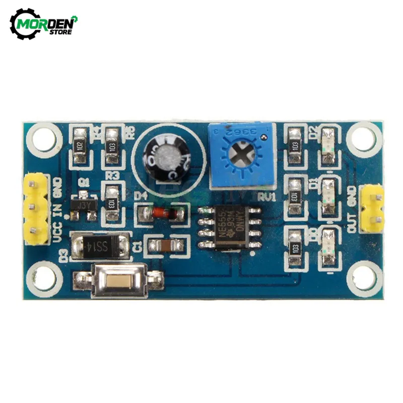 NE555 DC 5V 12V Time Delay Relay DIY Timer Switch Controller Integrated Test Button Module Board Adjustable Module Dropship