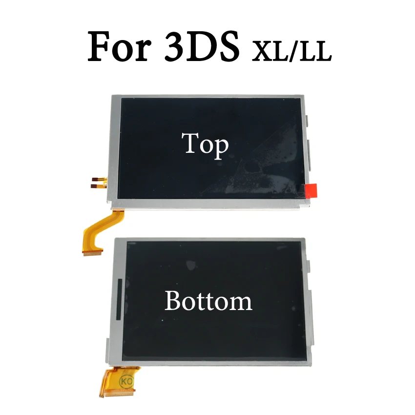 New Top Bottom & Upper Lower LCD Screen Display Replacement Parts For Nintend DS Lite / NDS / NDSL / NDSi / New 3DS LL XL