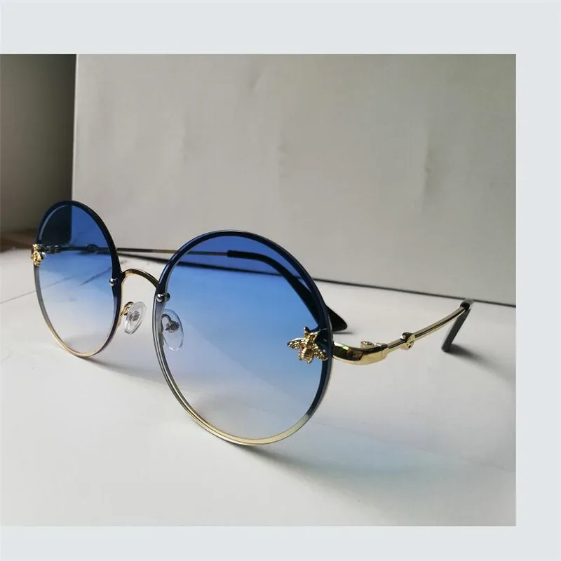 Zowensyh 2024 vendita calda Bee Metal occhiali da sole montature in titanio donna 1808 occhiali da sole metallo Bee occhiali da sole shopping