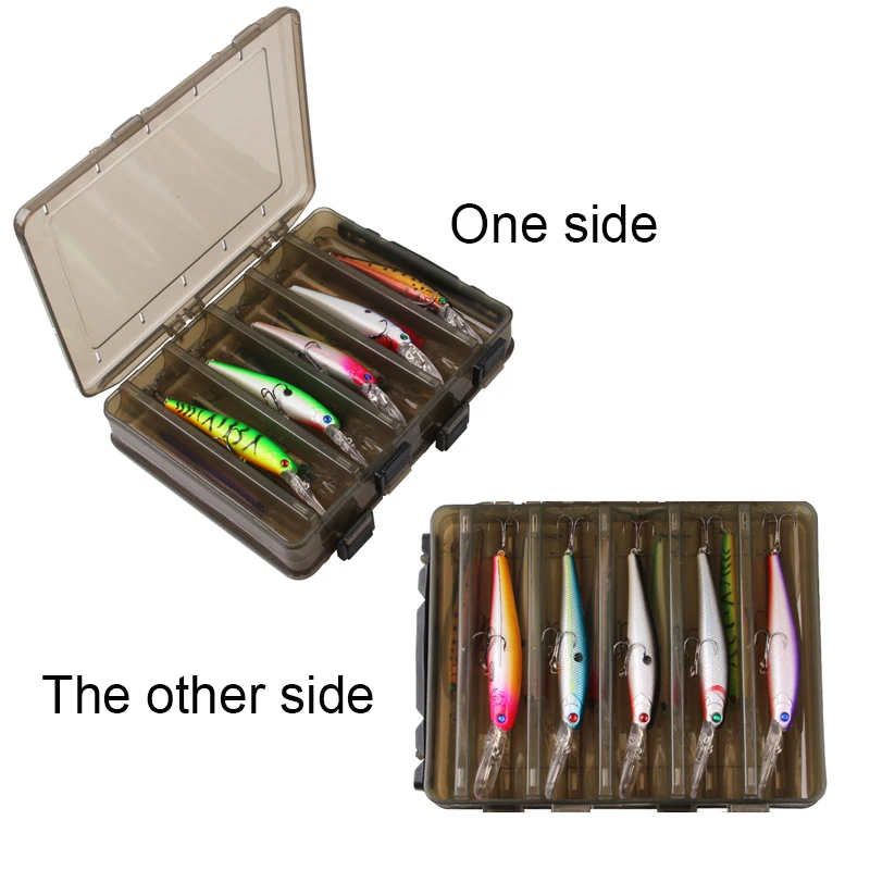 10 sztuk błystka 13.6g sztuczna twarda przynęta Bass Wobblers przynęty Crankbait Pike Treble haki z pudełko ze sprzętem wędkarskim