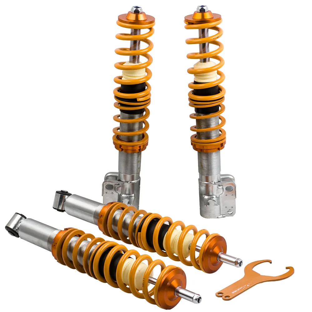 

Комплект амортизаторов COILOVER для VW GOLF MK1 16 в, регулируемая подвеска, 4 амортизатора, передние и задние амортизаторы для VW Rabbit / Golf MK1 75-94