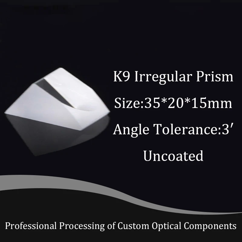 Qualità ottica K9 prisma del tetto in vetro rivestimento antiriflesso esperimento di Test di alta qualità componenti ottici personalizzati