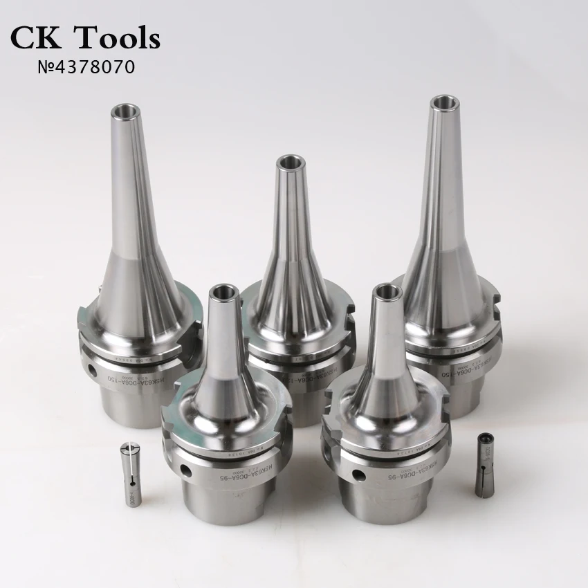 discount high precision HSK63A HSK63F DC12-120L HSK63 DC6 DC8 DC12 precision slim HSK63A shank  DC slim collet chuck tool holder