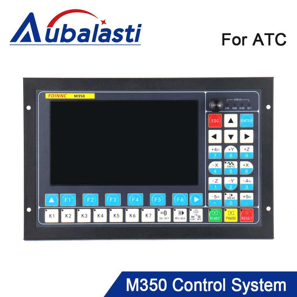 

Aubalasti M350 3axis 4axis 5axis Motion Control System CNC Controller Support Closed Loop Stepper and ATC Controller