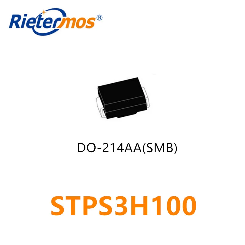 100PCS  STPS3H100U STPS3H100  SMB DO-214AA MADE IN CHINA