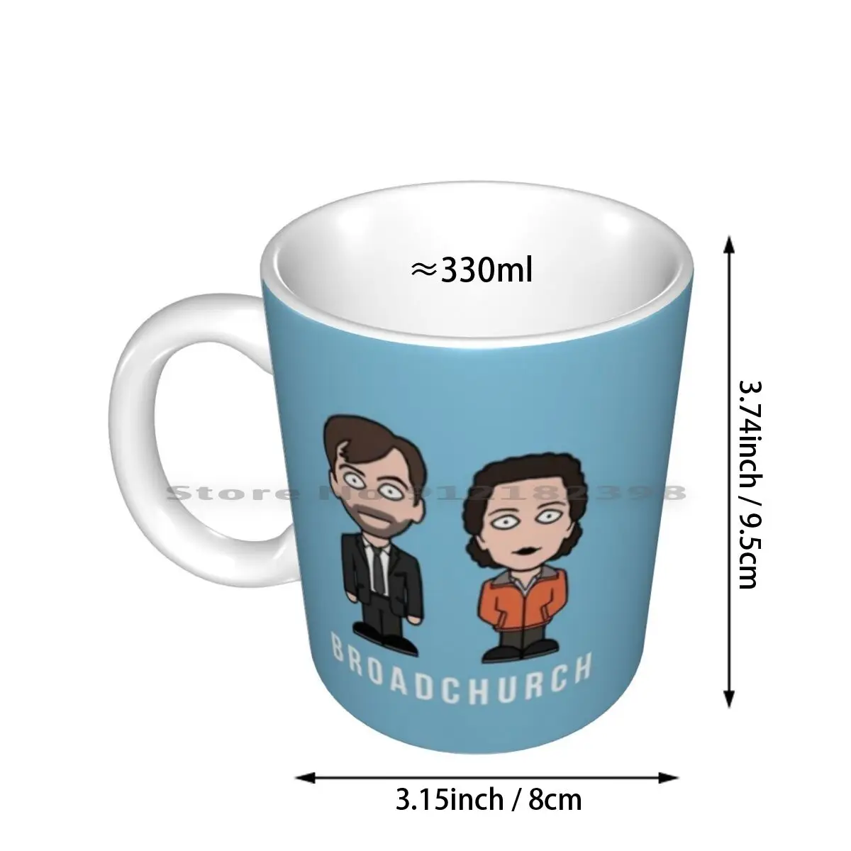 Hardy And Miller From Ceramic Mugs Coffee Cups Milk Tea Mug David Tennant Olivia Colman Alec Hardy