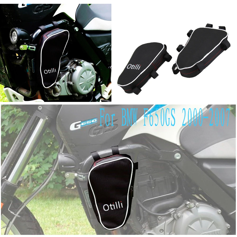 

For BMW F650GS 2000-2007 F650GS Dakar NEW FOR SW Motech Crash Bar Motorcycle Frame Crash Bar Bags Tool Placement Travel Bag