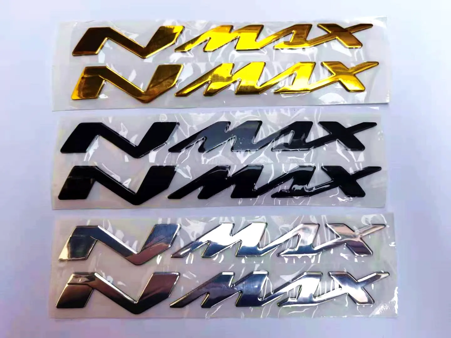 Tank Emblem StickersFor Yamaha NMAX N MAX N-MAX 155 250 400 Motorcycle 3D Stickers Decals N-MAX Logo 16*2cm