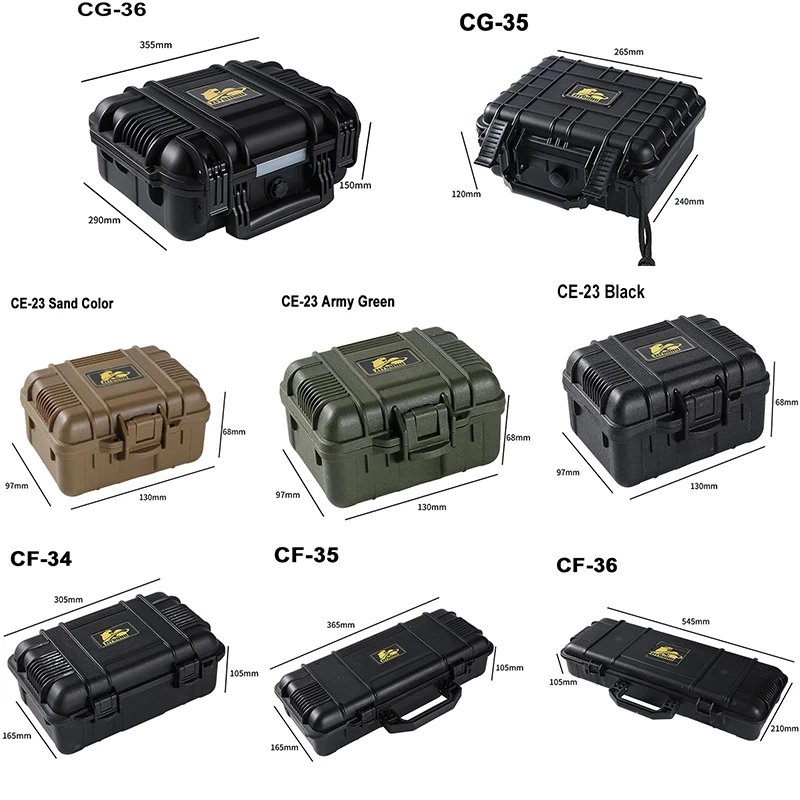 Equipment Safety Protective Box, Night Vision Protective Box Riflescope Thermal Imaging Tactical Case Different Sized Case