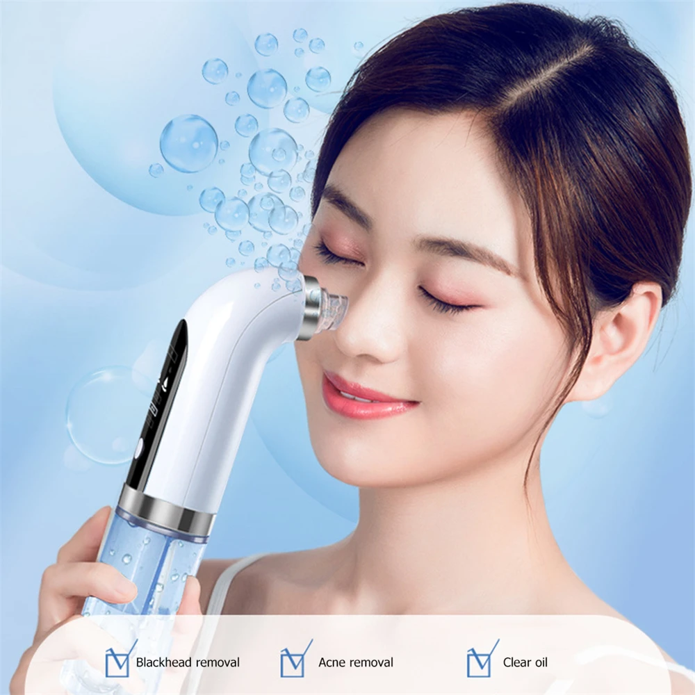 

USB Blackhead Meter 400mAh Electric Vacuum Blackhead Acne Pore Cleaner Water Cycle Skin Deep Cleaning Beauty Care Tools