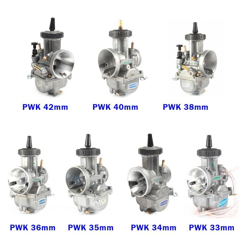 PWK Carburetor 33 34 35 36 38 40 42mm Racing Carb Universal 2T 4T Engine Dirt Bike Motocross Motorcycle Scooter ATV Quad UTV