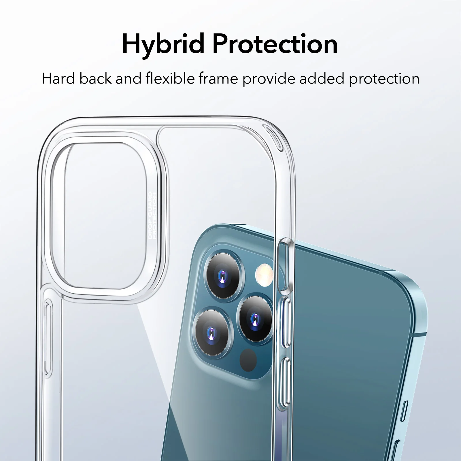 ESR Phone Case for iPhone 13 12 Pro Max Classic Hybrid Case for iPhone 12 mini Clear Back Cover Funda for iPhone 12 Pro Max