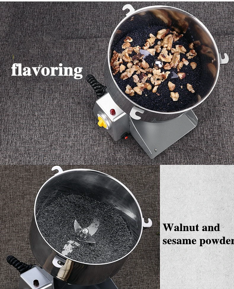 2500G Hause Medizin Mehl Brecher Trockenen Lebensmittel Mühle Schleifen Maschine Gristmill Körner Kaffee Andere Trockene Lebensmittel Haushalt – Detail 7