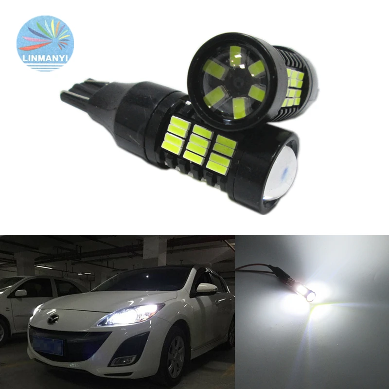 

2pcs Super Bright Canbus 921 Led Bulbs For Toyota RAV4 2004-2015 2016 2017 2018 2019 Back Up Reversing Lights T15 W16W White