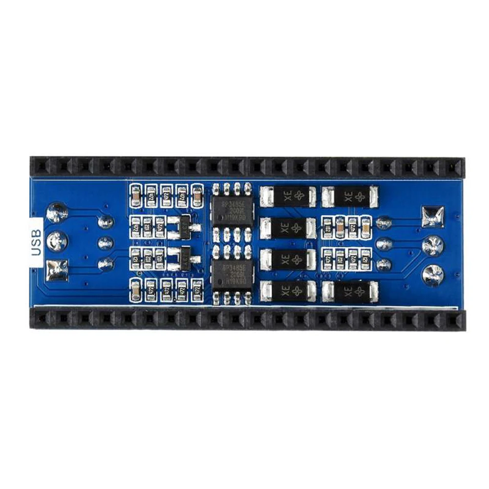 Scheda di estensione del modulo RS485 a 2 canali Waveshare per ricetrasmettitore Raspberry Pi Pico SP3485 UART a RS485 Standard Pico Header