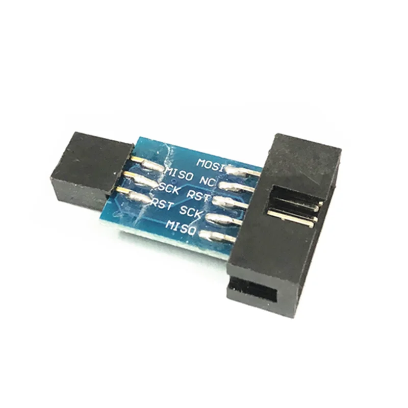 10 Pin to Standard 6 Pin Adapter Board For AVRISP USBASP STK500 Convert