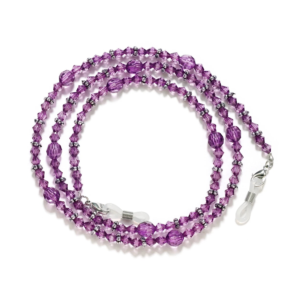 Acrylic  fashion Simple Vintage Casual Beaded Eyeglass Eyewears Sunglasses Reading Glasses Chain Cord Holder