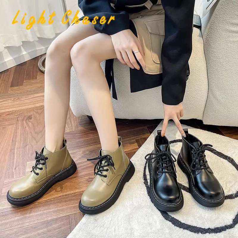 Fashion New Spring And Autumn Women's Boots, Winter Shoes, Comfortable Women's Short Boots, Casual Flat Boots Women's Ankle Boot